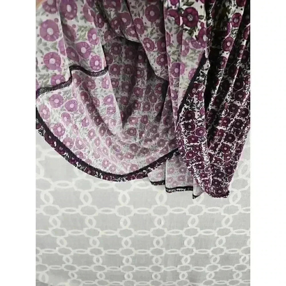 BCBGGeneration Floral Wrap Spaghetti Strap Mini Dress S - 347 - Picture 8 of 10